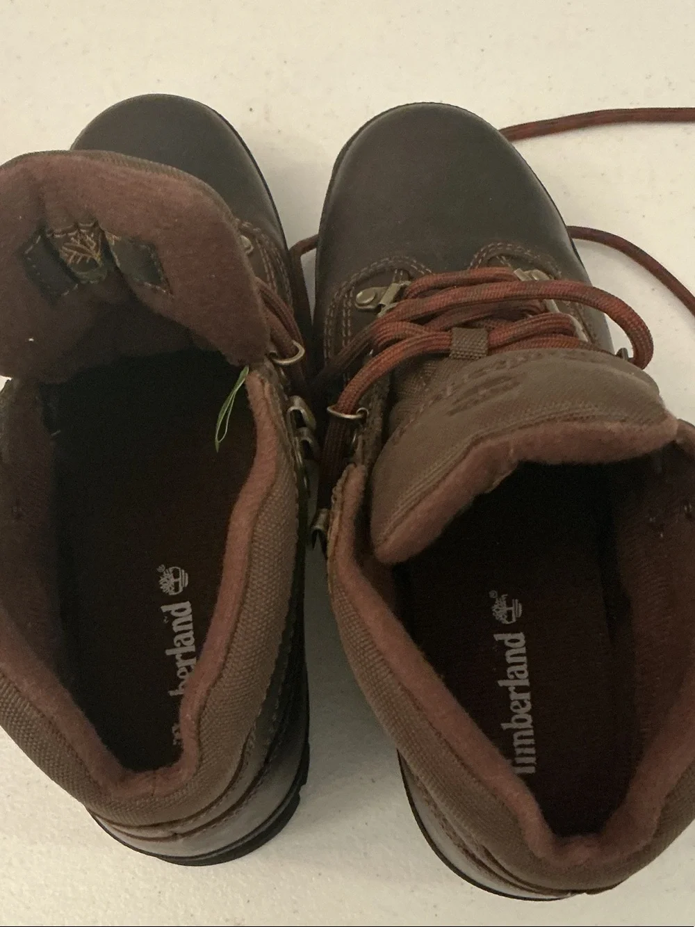 Timberland Dark Brown Leather Women’s Outdoor Boots